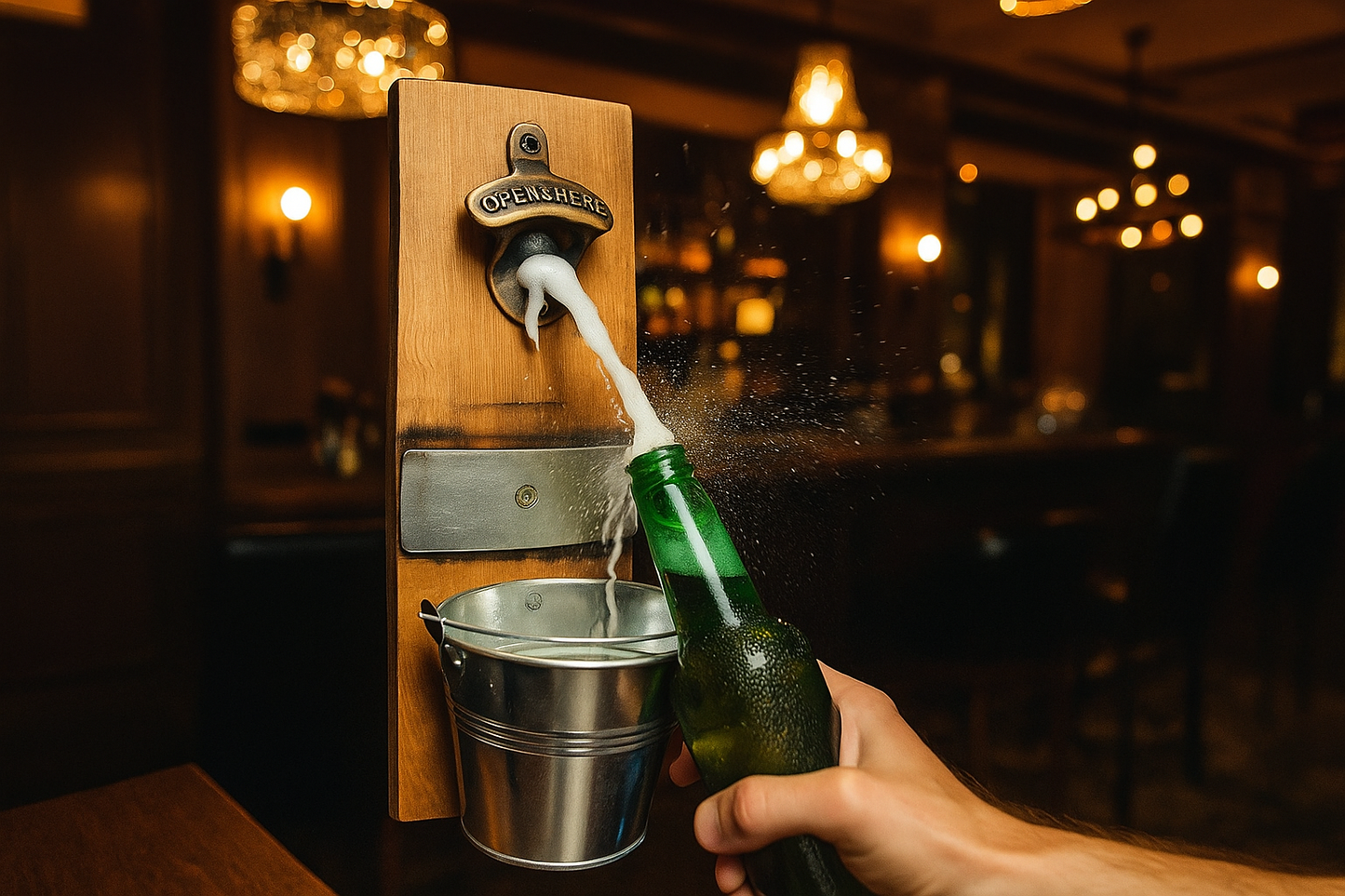 Wall Mounted Bottle Opener