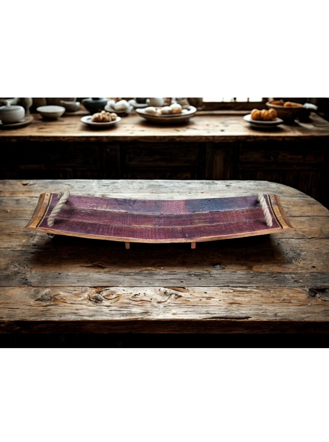Wine Barrel Fruit Bowl