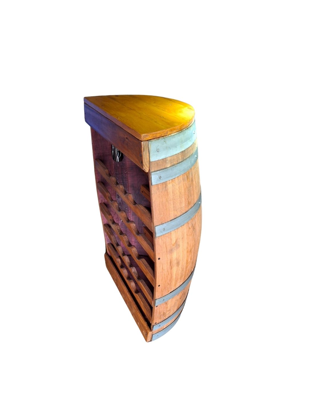 Wine Barrel Wine Rack