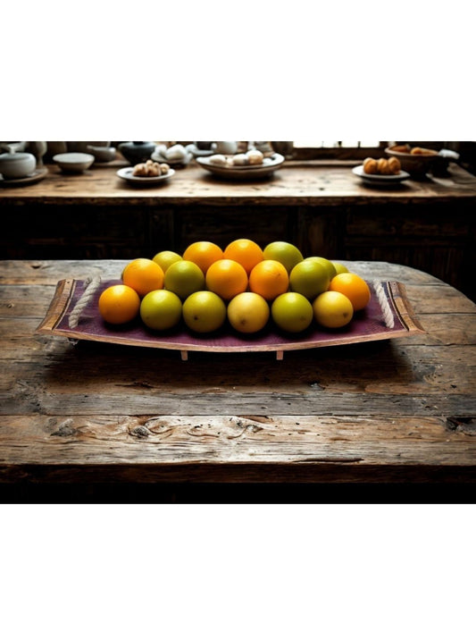 Wine Barrel Fruit Bowl